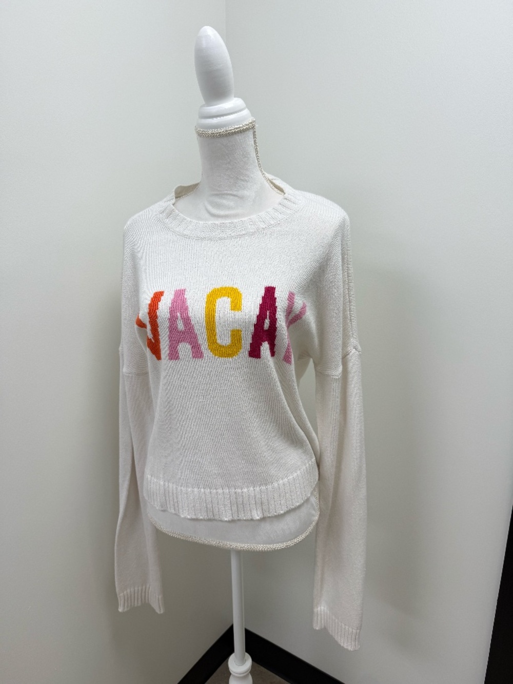 🌴 Show Me Your Mumu "VACAY" Long Sleeve Tee – Size Large 🌴